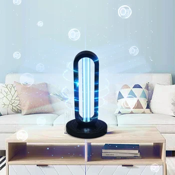 

254 NM UV and Ozone Timer Light UV Lamp with Remote Control Lamp 3 Levels Mini Portable Light for Home Living Room Bedroom Offic