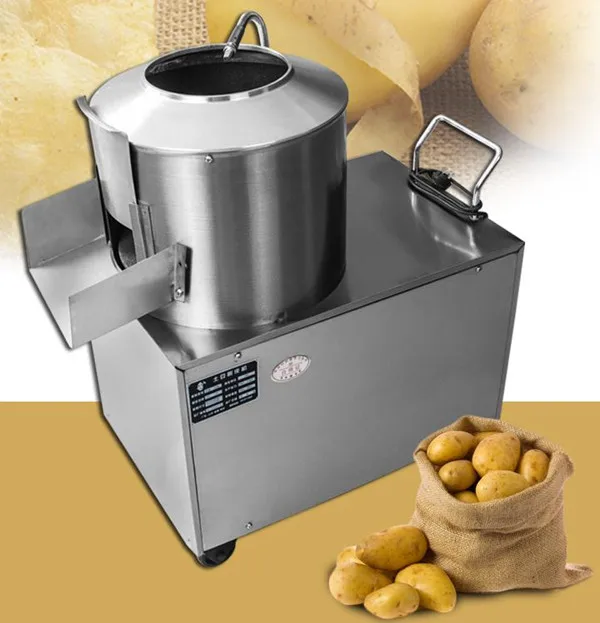 CE картофель массового производства Овощечистка автомат для приготовления сладкого картофеля пилинг и машина для очистки 220 В