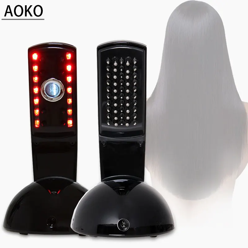 AOKO 2 в 1 портативная перезаряжаемая лазерная расческа для ухода за волосами Уход