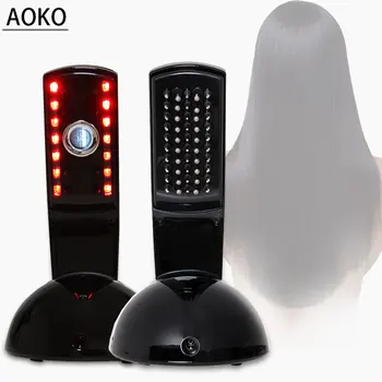 

AOKO 2 in 1 Portable Rechargeable Laser Hair care Comb Hair Growth Care Treatment Vibration Massage Laser Comb Anti Hair Loss