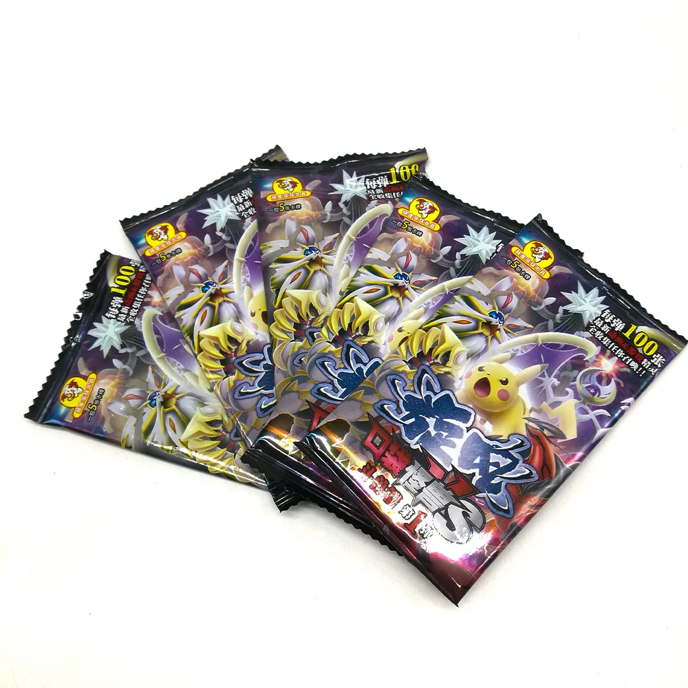 TAKARA TOMY карты покемон коллекции 150 шт./компл. 5 шт./пакет карточный стол Настольная игра флеш-карта игрушки для детей рождественские подарки - Цвет: 5bag 25cards