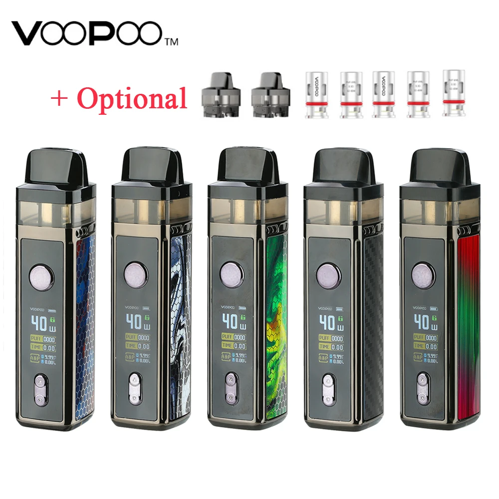 Original VOOPOO VINCI Pod Kit 1500mah Battery &amp Replacement Cartridge 5.5ml Capacity Vapor Voopoo Mod | Электроника