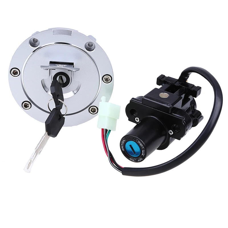 Metal Motorcycle Ignition Fuel Gas Cap Lock Key Fit For Honda CBR600RR 2003-2014 CBR600 1991-1998 Cafe Racer Keys Set Bike | Автомобили и