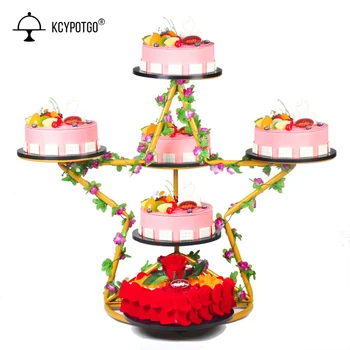 

New creative wedding birthday cake stand, multi-layer dessert display stand