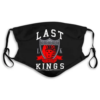 

LAST KINGS Kingin Black Men'S Style Swag Men Solid Color Mouth Mask Women's kid PM2.5