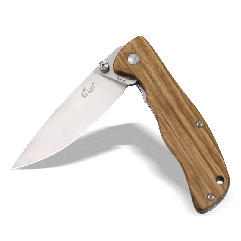 Enlan L05zb 折りたたみナイフゼブラウッドハンドル屋外キャンプ狩猟釣りダイビングサバイバル戦術クライミングポケットナイフツール Knives Aliexpress