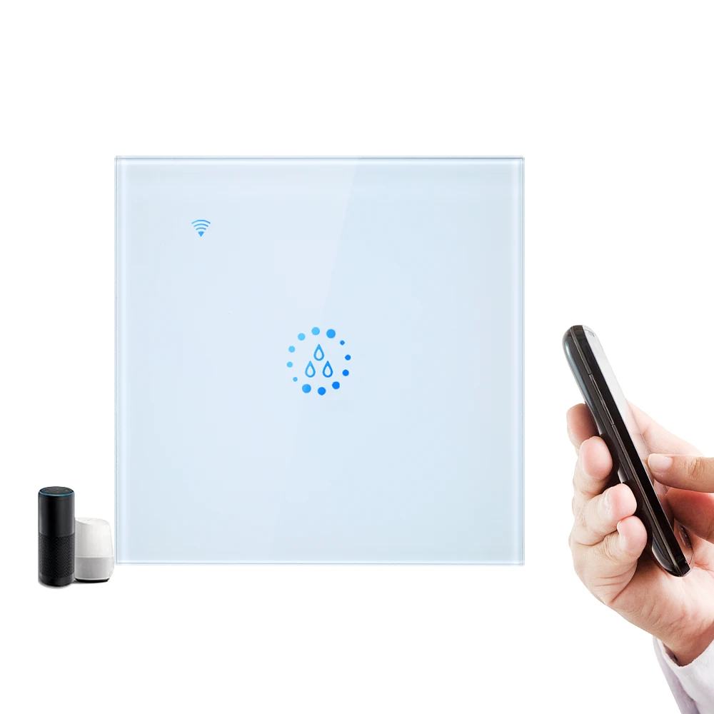 WiFi переключатель умный котел сенсорный переключатель Голосовое управление совместимость с Alexa Google APP пульт дистанционного управления Сенсорный переключатель стандарт США/ЕС