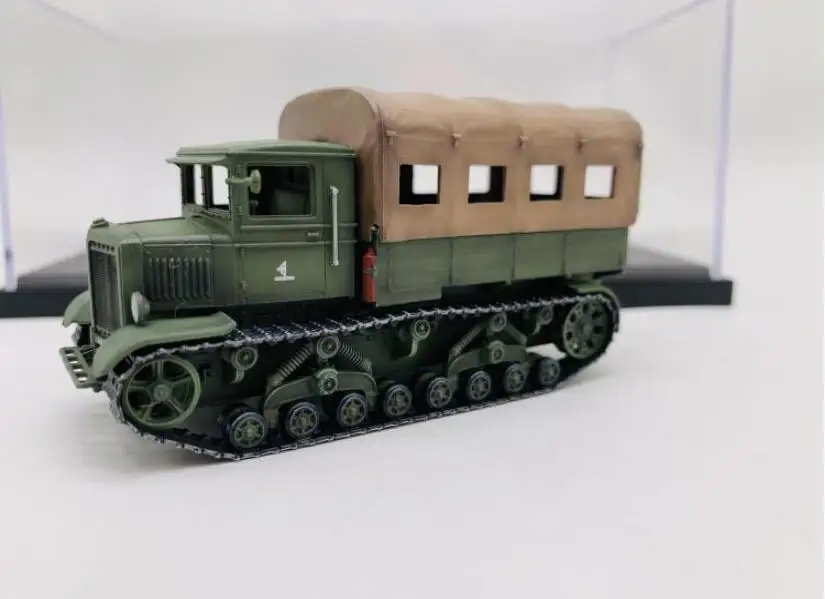 Советская волошиловая пушка трактор гусеничный грузовик тип А 1/72 Готовая модель грузовика