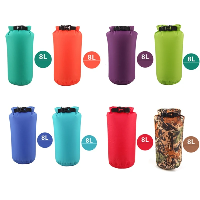 8 л нейлоновая портативная Водонепроницаемая сухая сумка для лодок каякинга