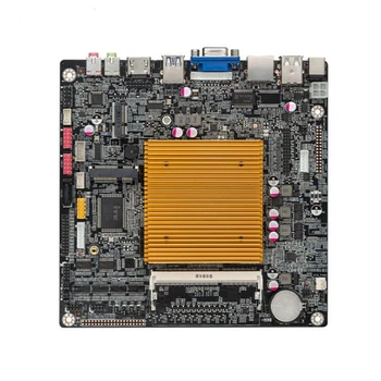 

HOT-Mini ITX Motherboard N2840T2C/6C 2.1GHz DDR3 8GB/1600MHz Thin Mini Mainboard Support MSATA VGA HDMI LVDS for Desktop