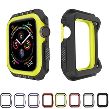 ProBefit силиконовый + жесткий армированный чехол для Apple Watch 4 5 6 SE 40 мм 44 мм Рамка защитный бампер чехол для iWatch 3 2 1 38 мм 42 мм ProBefit силиконовый + жесткий армированный чехол для Apple Watch 4 5 6 SE 40 мм 44 мм Рамка защитный бампер чехол для iWatch 3 2 1 38 мм 42 мм