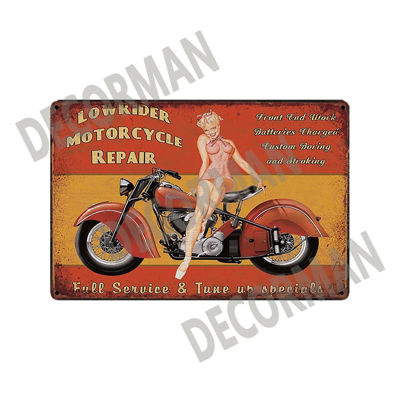 [Mike86] BSA US Car Triump японский мотор металлический знак потертый шик ретро настенная художественная табличка для кафе на заказ картина 20*30 см LTA-1697 - Цвет: GLA-5990