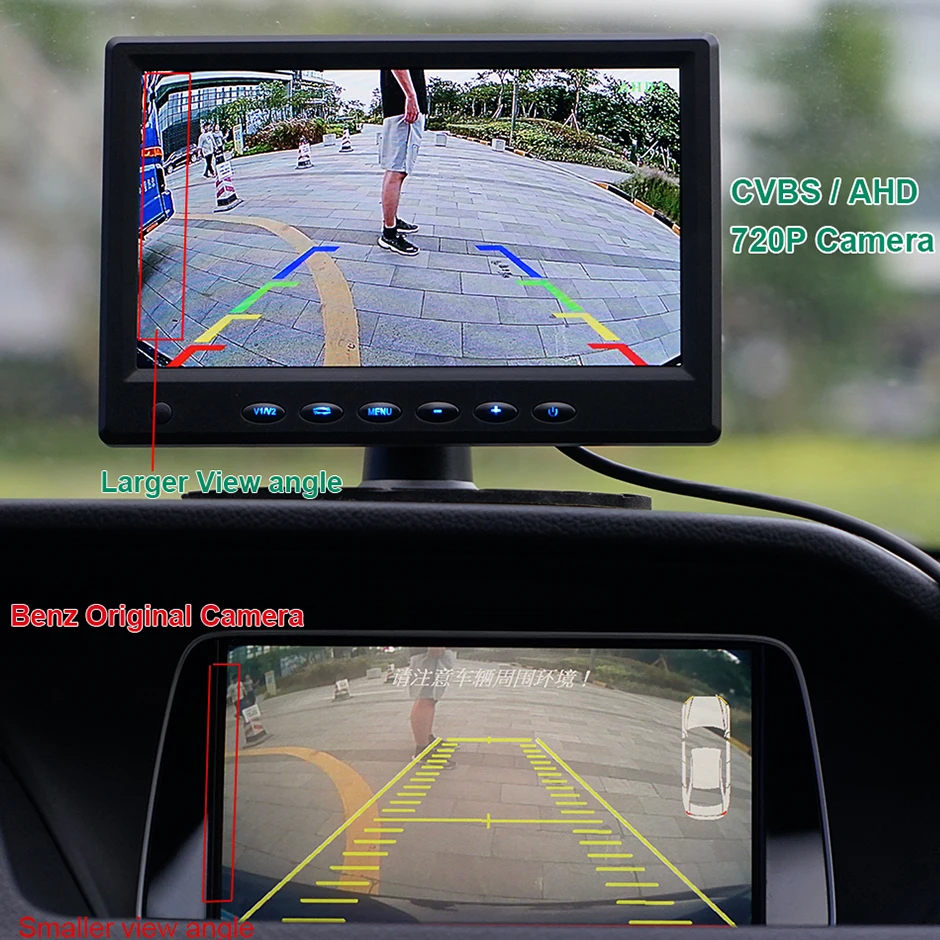 GreenYi HD AHD 1920*1080P 170 Degree Fisheye Lens Starlight Night Vision Vehicle Rear View Reverse Camera Car Universal Camera rear camera rear view camera