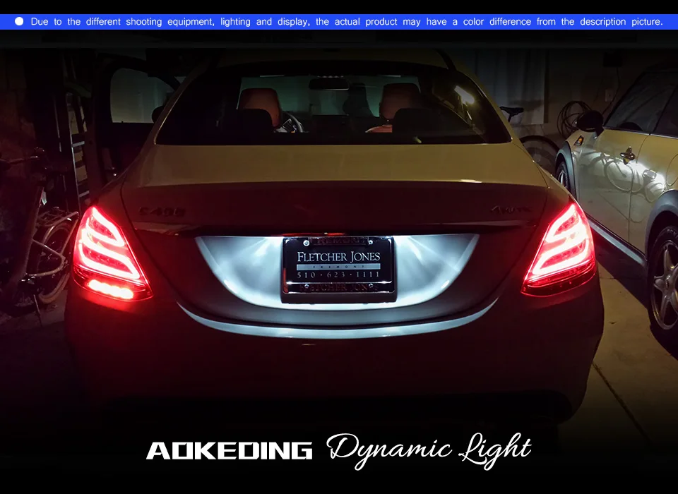 Задний фонарь для автомобиля Benz W205- C180 C200 C260 C300 задние фонари светодиодные противотуманные фары DRL дневные ходовые огни Автомобильные аксессуары