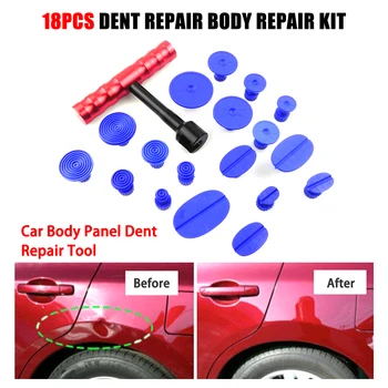 

18Pcs Set Car Body Panel Paintless Dent Removal Repair Puller Tool Hammer Kits Care Car Store