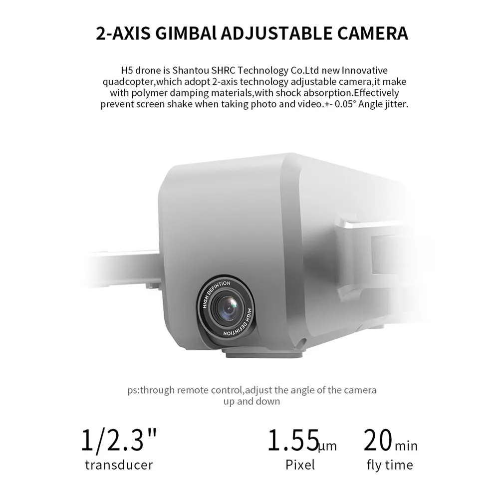 H5 2,4G складной Радиоуправляемый Дрон самолет 4K HD камера 90 градусов широкий угол оптического позиционирования потока Следуйте за мной самолет игрушка