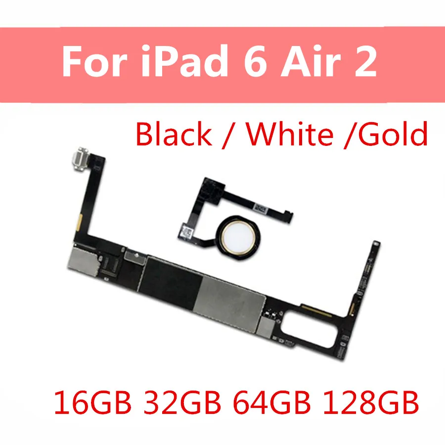 Материнская плата для iPad 6 Air 2 Wi Fi версия Заводская разблокированная Логическая с