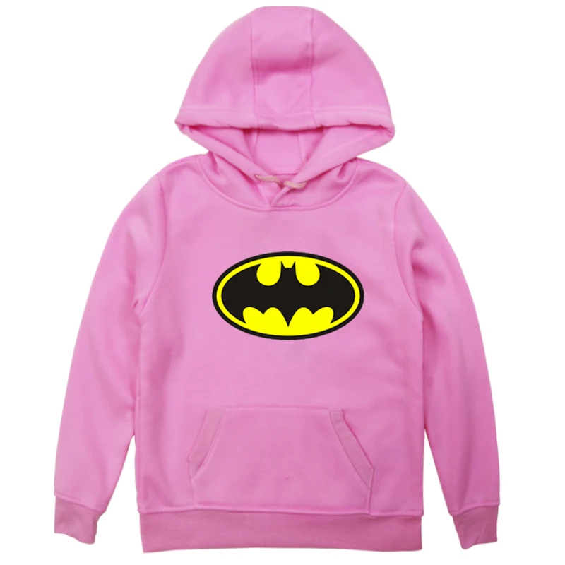Hoodies 10 Толстовки для маленьких мальчиков и девочек с принтом Бэтмена; сезон осень-зима; Детские Бархатные толстовки с капюшоном и длинными рукавами; детская футболка; одежда - Цвет: Hoodies 10