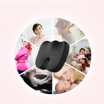 

Memory Foam Orthoped Seat Pad Support Lumbar Cushion Pain Relief Home Office