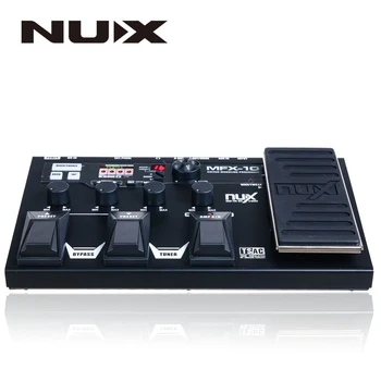 

NUX MFX-10 Multi-Effects Processor Guitar Pedal, 55 Effect types, AUX-in, LCD Display