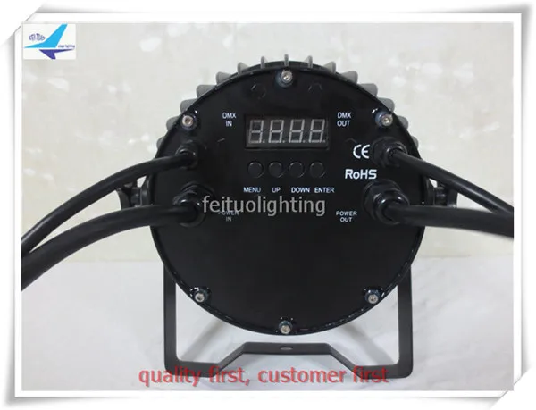 E-2lights RGBW IP65 9x10 Вт Led Par Can Stage Light 4в1 quad Par Водонепроницаемая светодиодная лампа Par Light для DJ Disco вечерние свадебные эффекты