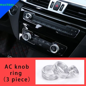 

Molding Trim Knob Ring For Bmw 2016-2019 3pcs Chrome X1 F48 Ac