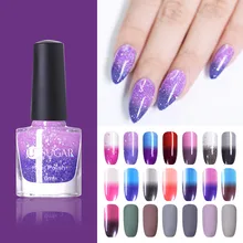 UR SUGAR термальный лак для ногтей 6 мл температурный цветной уход за ногтями лак матовый лак DIY маникюрные принадлежности мерцающие ногти