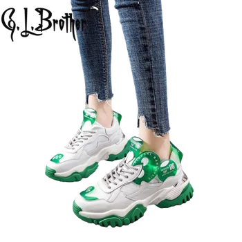 

Sneakers Women Fashion 2020 Autumn Korean Fashion Casual Sports Ins Breathable Women's Shoes Women's Vulcanize Shoes