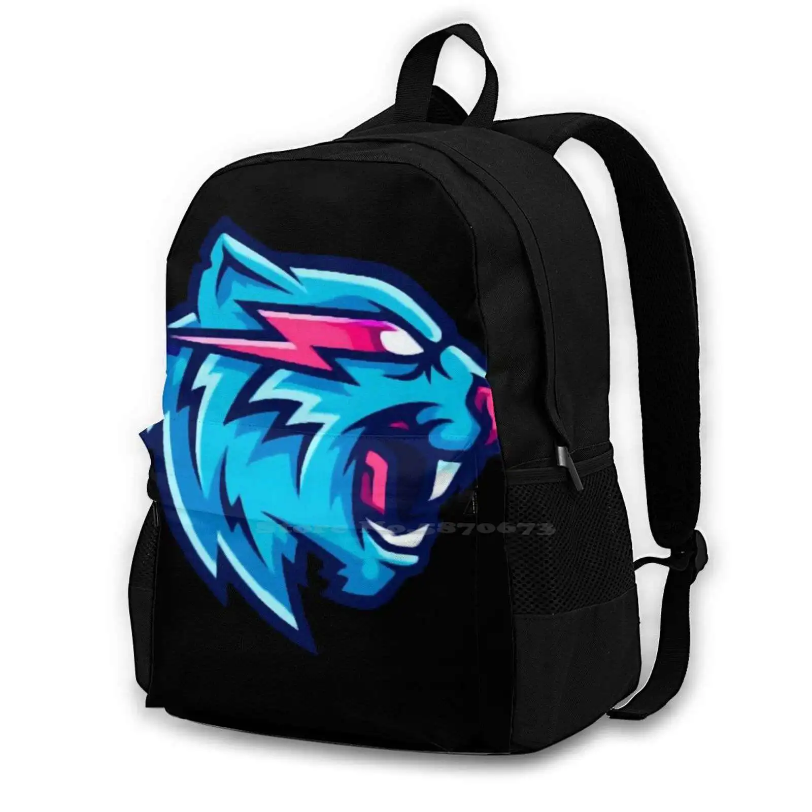 

Модный вместительный рюкзак для ноутбука и путешествий с изображением злого зверя