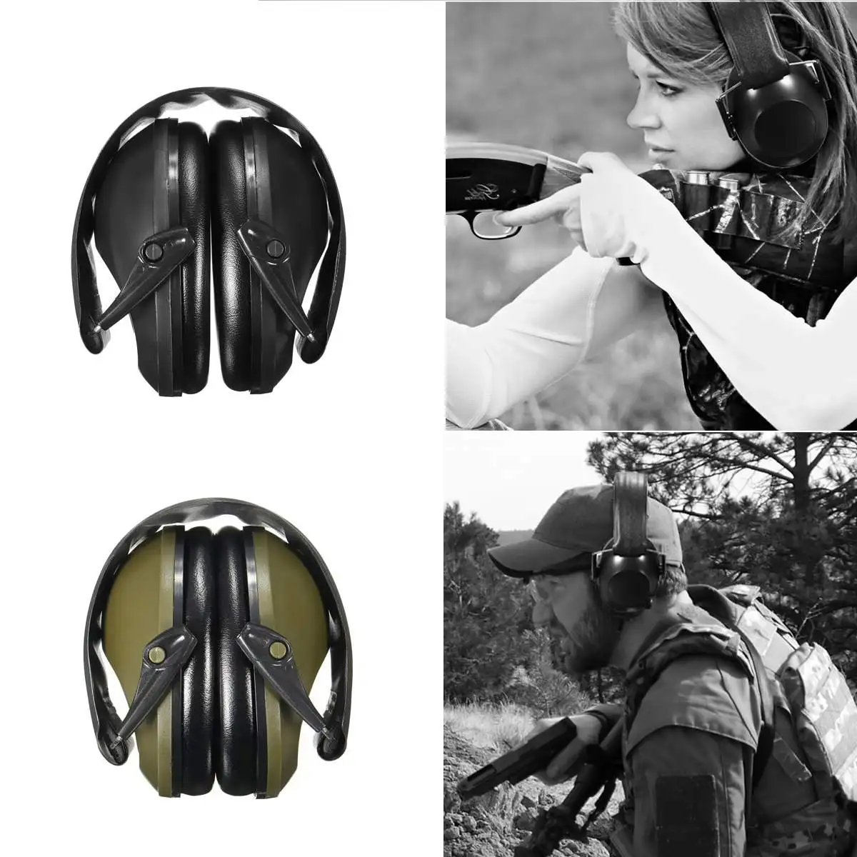 

Hearing Protection Ear Shield Anti-noise Ear Protector Soundproof for Shooting Earmuffs Earphone Noise Redution Workplace Safety