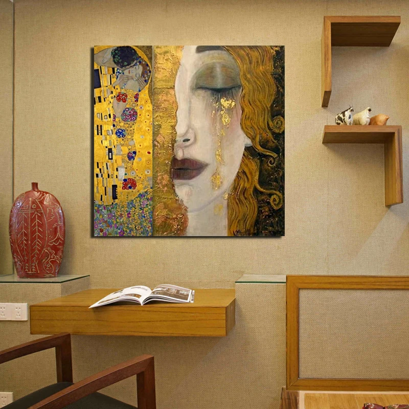 Gustav Klimt лучшая картина настенная живопись на холсте плакаты печать Современная живопись настенные картины для гостиной украшение дома