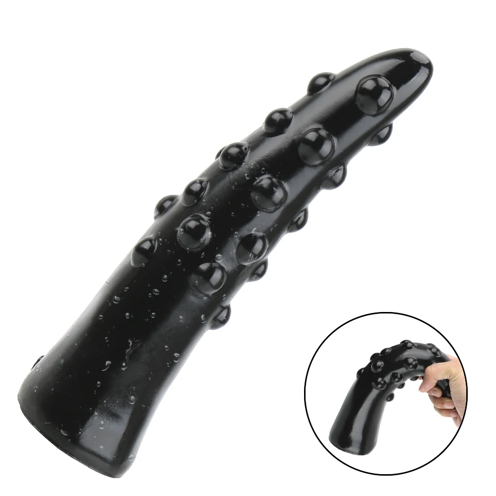 Butt Particle stimulation Plug Dildos Anus Dilator Sex Toy for Men Women Big Anal Plug_voghion.com