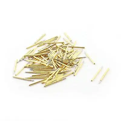 

100 x Spring Test Probes Testing Pins 0.7mm Pointed Tip 16mm P75-B1
