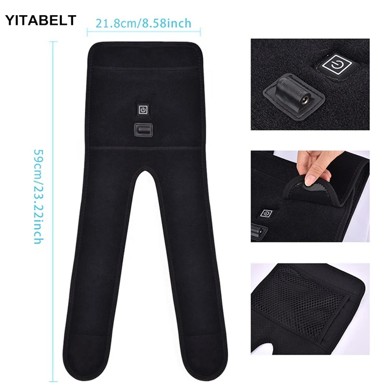 Регулируемый температурный USB Электрический коленный массажер нагрев