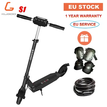 

[Europe Stock] KUGOO S1 Folding Electric Adult Scooter 350W 30KM/H 30KM Range LCD Display 8.5 Inches e Scooter For XIAOMI M365