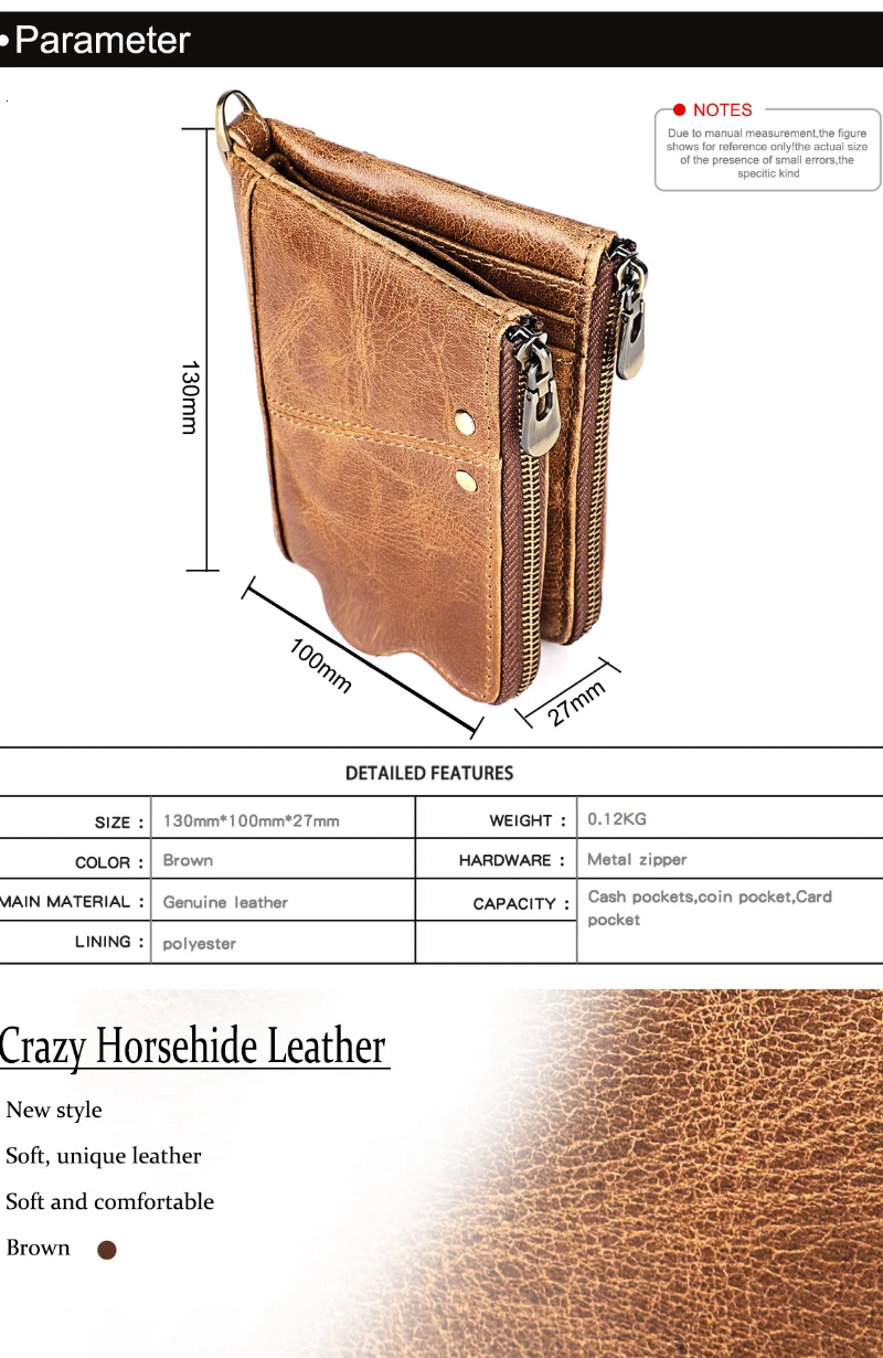 Novel Design Men Wallets Genuine Leather Wallet Short Rfid Credit Card Holder Men Business Leisure Wallet Carteira Masculina