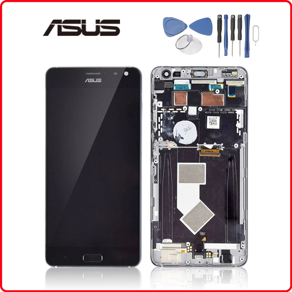 5," 1440x2560 для ASUS ZS571KL Дисплей Для Zenfone AR ЖК-сенсорный экран с рамкой дисплей в сборе запасные части