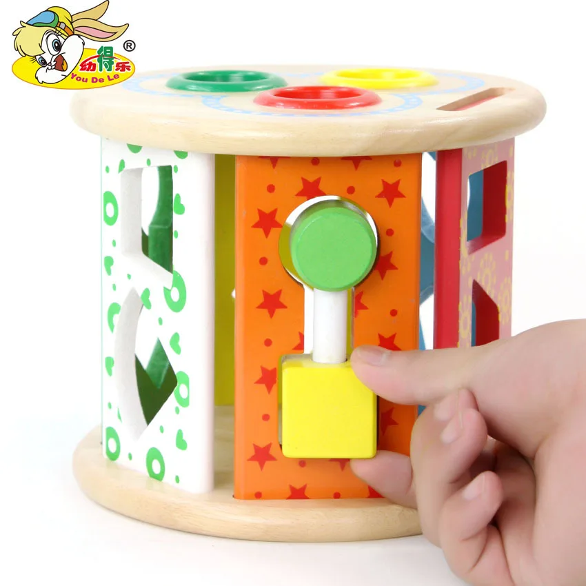 Whac-a-shape Beating Table 1-5 лет детские развивающие деревянные развивающие игрушки агент