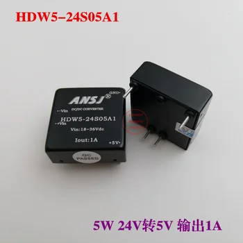 

Power Module 24V to 5V Isolation Voltage Regulator Module Power 5W Output 1A Current HDW5-24S05A1