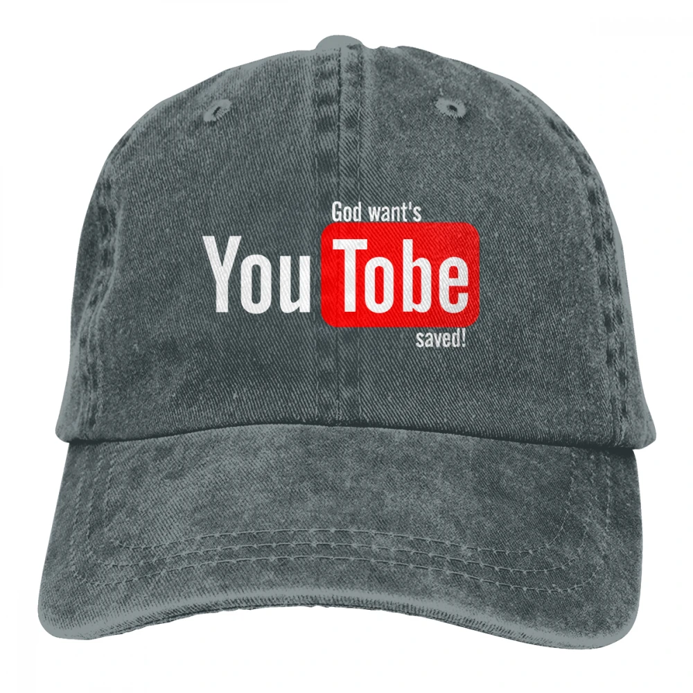 God Save You Casquette черные унисекс Мужские Женские джинсовые бейсболка с ремешком кепки регулируемые Гольф папа шляпа