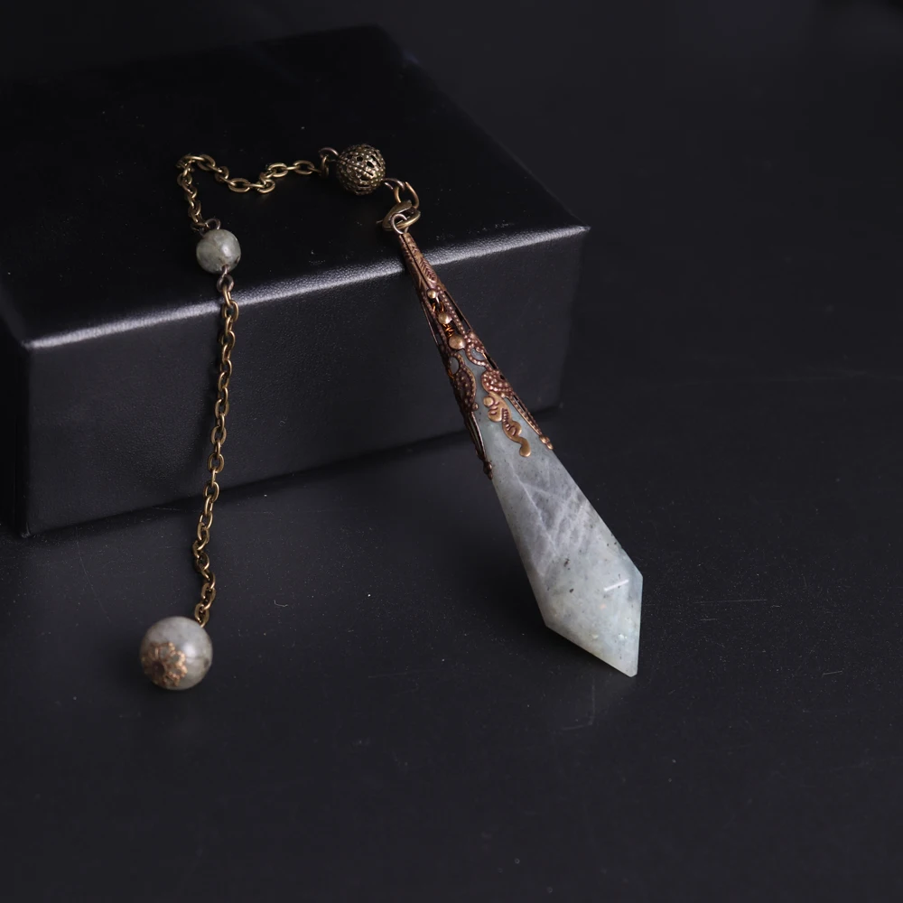 High Quality Natural Stone Facet Amethysts Pendulum for Dowsing Pendant Healing Purple Crystal Pendule Chakra Pendulum Jewelry 6