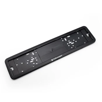 

XCCPJ 2 Pcs Newest Matte Stainless Steel License Plate Frame for Volkswagen VW,Car Accessories Fit to European Car License Frame