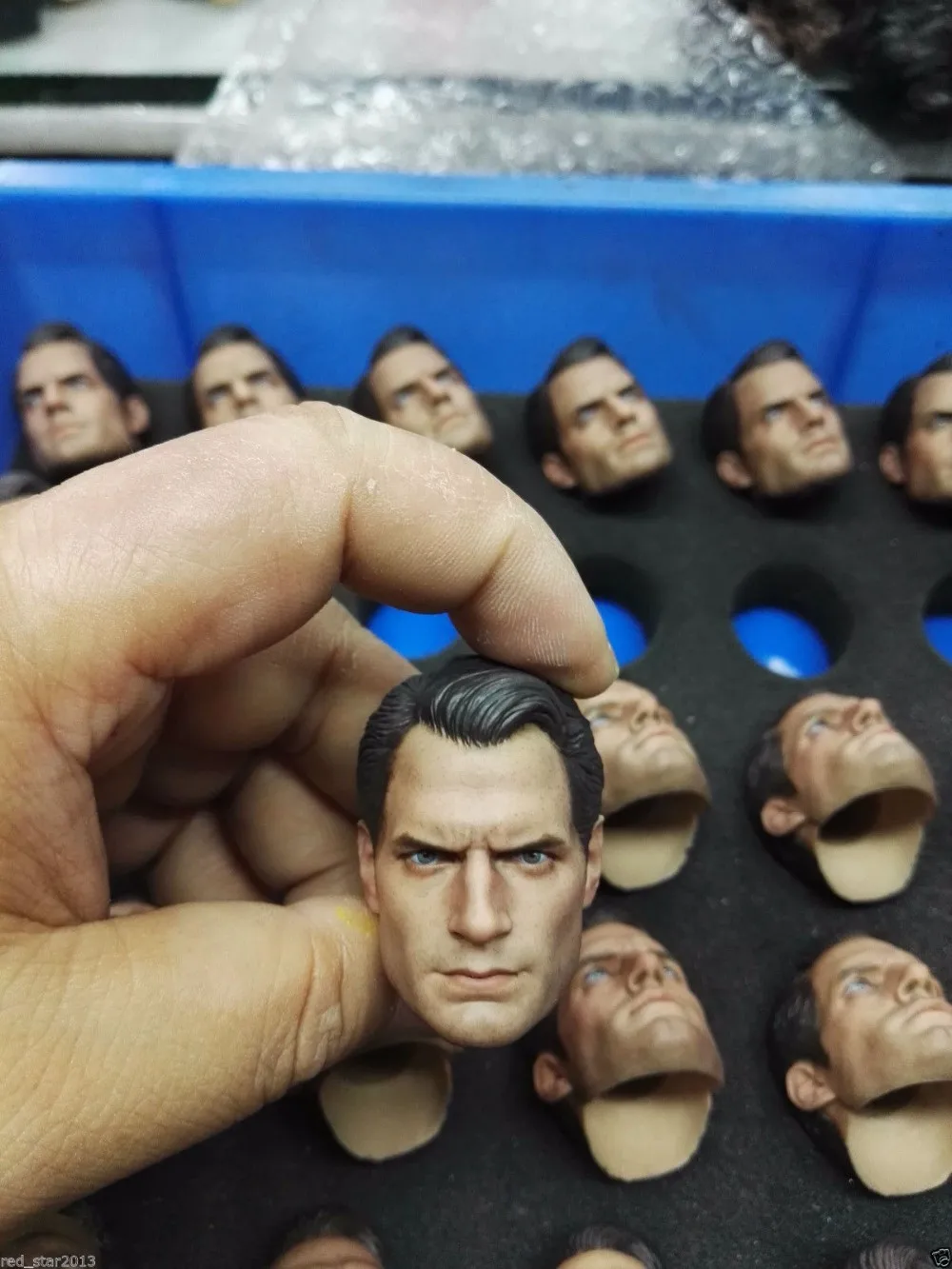 1/6 масштаб BVS Супермен Генри кавилл головной убор для коллекции мужских мышечных