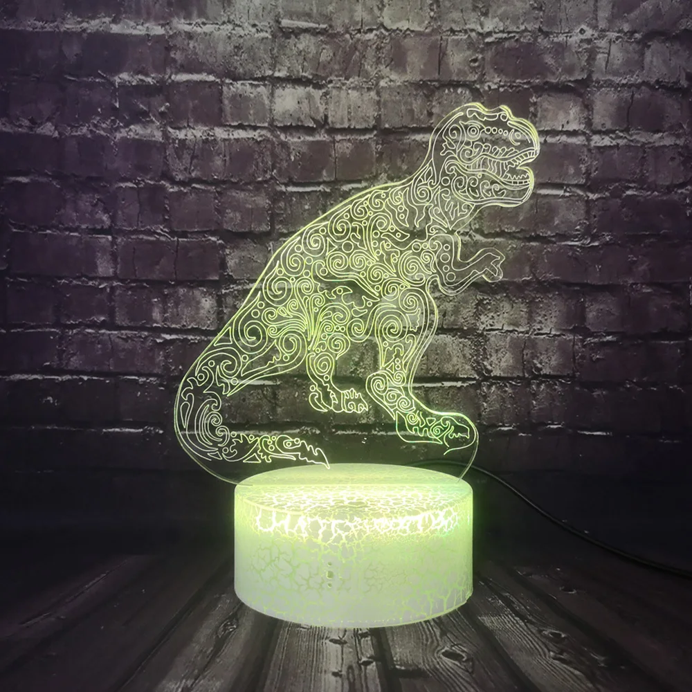 Подарок на день рождения Парк Юрского периода животное Татуировка Дракон 3D