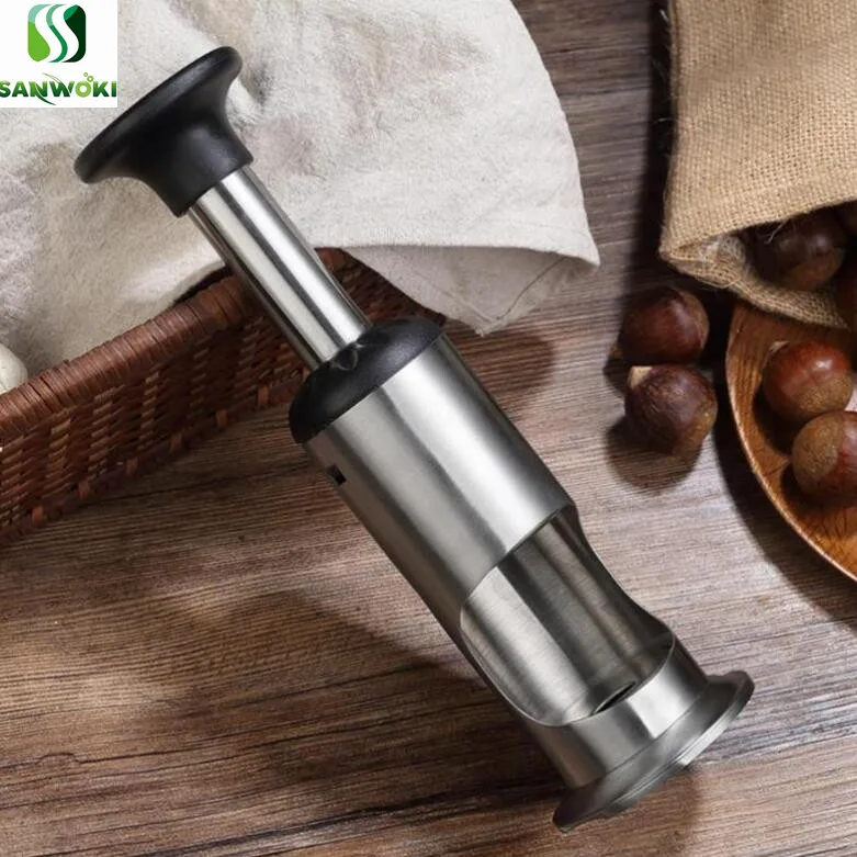 Stainless Steel Household Manual Chestnut Opening tool open Artifact walnut Pliers Nut Cracker chestnut peeling machine | Бытовая