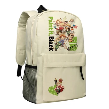 

Hot sale Anime Axis Powers Hetalia Backpack cosplay cartoon around Student School backpack Unisex bags