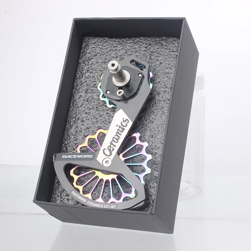 Racework 18t bicycle rear derailleur rear gear carbon fiber r8000 r8050 r8070 r9170 r9150 r9150 r9100 suitable rear derailleur bike derailleur