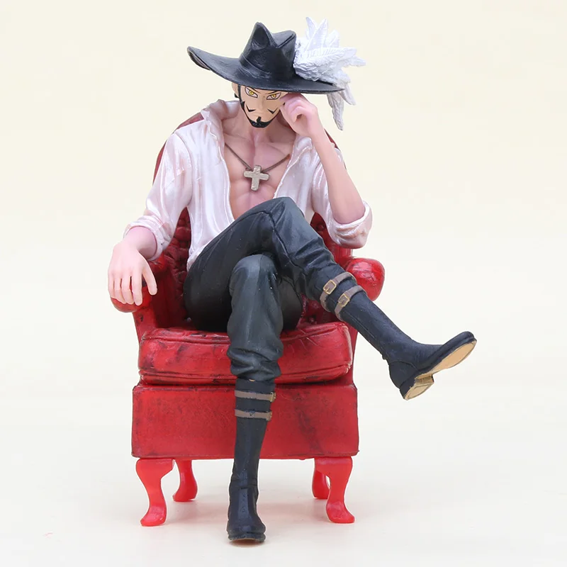 16 см one piece Creator X Creator Dracule Mihawk фигурка игрушка цельная Mihawk с диванным стулом фигурка Рождественский подарок B19
