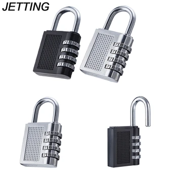 

JETTING 1PCS NEW Suitcase Luggage Metal Code Password Lock Padlock 4 Dial Digit Combination Random Color