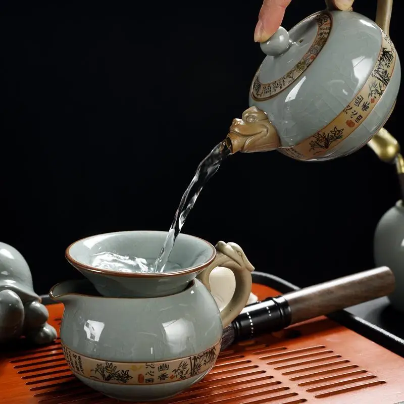  Vintage Kitchen Pot With Infuser Afternoon Kung Fu Tea Chinese Teapot China Home Decoration Accesso - 4000399896786